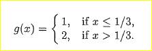 Let X be uniformly distributed in the unit interval [0, 11. Consider the random variable Y = g(X),...