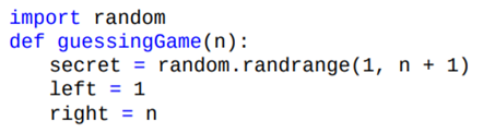 The function below plays a guessing game against the pseudorandom number generator. What is the...-1