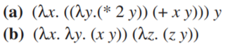 Assume square = (?x. * x x) in lambda calculus. Show the steps in an applicative order and normal...