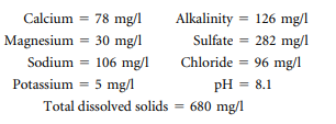 The analysis of a river water in a semiarid region is as follows: (a) Draw a...