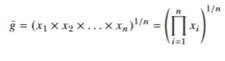 For this problem, I’ll introduce the geometric mean. The geometric mean is a particular measure of...-1