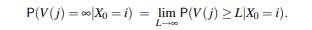 Use the identity to show that the total occupation time of state j satisfies-2