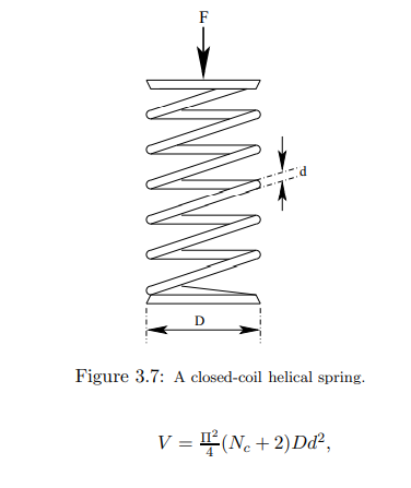 A closed-coil helical spring (refer to Fig. 3.7) made up of a wire of circular crosssection is to be...