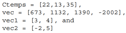 If what is computed by each of the blocks of code below? Figure this out by hand, rather than typing...-1