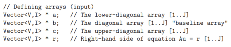 (Improving performance) For the implicit Euler scheme we used the algorithm for LU decomposition to...-1