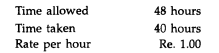 Using the following data find the earnings of a: worker under (a) Rowan and (b) Halsey. Premium...