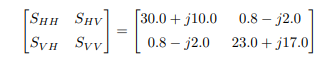 Explain why the scattering matrix for monostatic radars is reciprocal for most targets and give an...