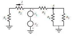 For the following circuit with R1= 1 kO, R2= 9 kO, R3= 10 kO, R4= 1 kO, R5= 1 kO, V1= 5 V, and V2=...