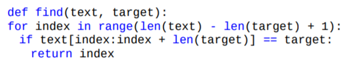 Write an interactive program that uses the find function from this section to find the first...-1