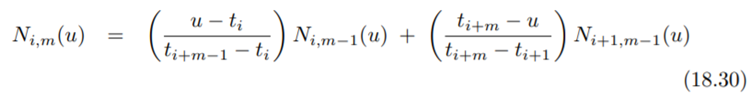 Derive the equations of the linear B-splines from the first-order ones – by plugging into the...-8