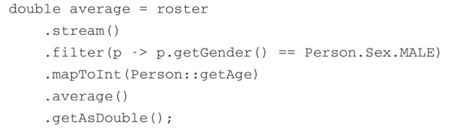 Identify the intermediate and terminal operations in this code: