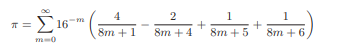 Since p is the sum of the series we can compute an approximation of p by summing up to the n-th...