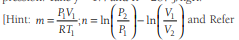 One cubic meter of air at a pressure of 1.5 bar and 80°C is compressed to final pressure 8 bar and...