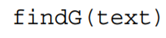 Write a function that finds all instances of either 