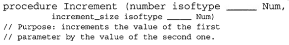 Implement the contents (declarations, if any, and instructions) for the procedure of Exercise 4.29....