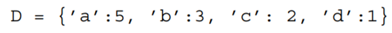 Write a function that uses a dictionary reduction pattern to return the sum of all values in D. For...-2