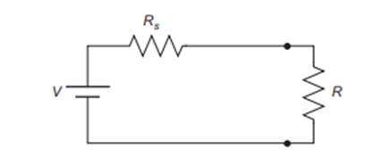 Given is the circuit shown in Fig. (a) In terms of V, Rs and R, obtain an expression for the power P...