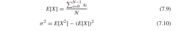 Use Thrust to calculate the mean and variance of a data set X of cardinality N. For convenience, the...