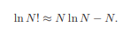 (a) What is the largest value of ln N! that you can calculate exactly using a typical hand...-1