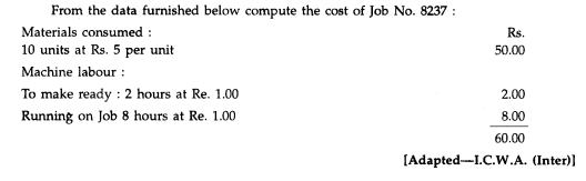 The normal expenses attributable to Machine III and the normal hours for which the machine~ expected...-2