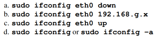 Issue the commands: Fill in a form with the information below and turn it into your instructor to...