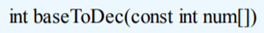 Write a program in C to convert an unsigned number in an arbitrary base to a nonnegative decimal...-2