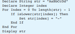 If the following pseudocode were an actual program, what would it display?