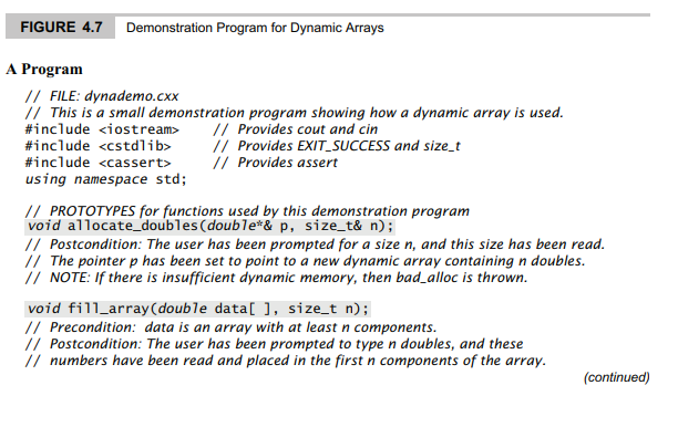 Describe in English the behavior of the program in Figure 4.7.-1