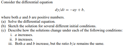 Q1: In each of Problems 1 through 6 determine the order of the given differential equation; also...-14
