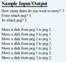 For your solution to the Towers of Hanoi in Problem 2.14, draw the call tree for the fourdisk...