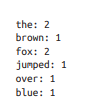 Using the Dictionary class, write a program that stores the number of occurrences of words in a...