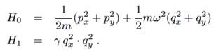 The one-dimensional harmonic oscillator is subject to the perturbation: Calculate the states in...-2