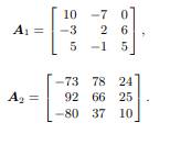 Write a routine for estimating the condition number of a matrix A. You may use either the 1-norm or...