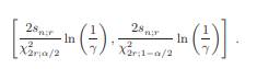 Show that the 100(1 - a)% confidence interval for the mission time t? such that the reliability for...-2