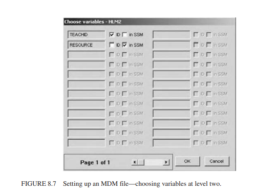 Follow the same procedure to identify the relevant level two file for use in the MDM by clicking on...