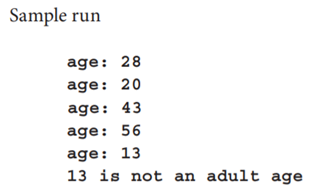 Write a program to do the following: a) Declare a variable named age that can hold an integer. b)...