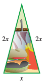 Dimensions of a Puzzle Piece A puzzle piece in the shape of a triangle has perimeter 30 cm. Two...