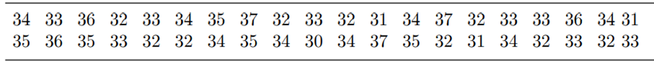 Refer to the data in Problem 26. Determine the following: (a) The values of the three quartiles...