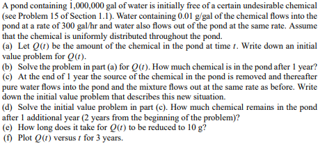 Q1: In each of Problems 1 through 6 determine the order of the given differential equation; also...-23