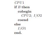 Consider the following concurrent program: Derive expressions for the completion time distribution...