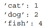 Write a function that makes a list V of the values of D, and then, for each value, prints the value...-2