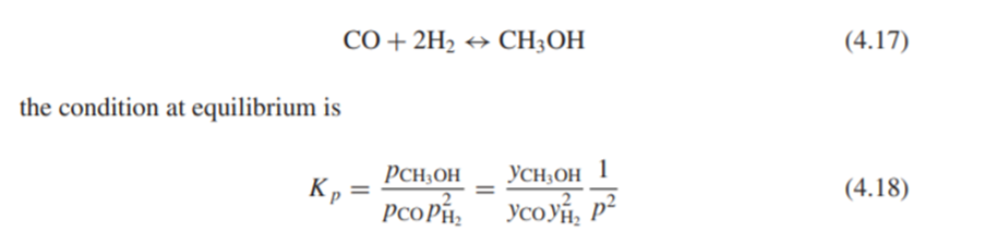 Redo Problem 4.1 using Aspen at 256.9 ?C. Since the pressure is high for this chemical system, use...