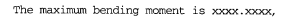 Write a C program to calculate and display the maximum bending moment, M, of a beam that is...-2