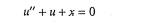 Consider the following boundary value problem: with the boundary conditions u(O) =0, u(l) = O....