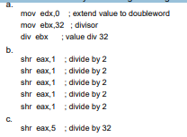 Using clock cycles for the Pentium, compare the total number of clock cycles and bytes of object...-1