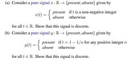 (NOTE: This exercise is rather advanced.) This exercise studies properties of discrete signals as...-1