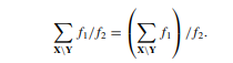 Definition 7.7 showed how we can divide two factors f1 and f2 when each is over the same set of...-2