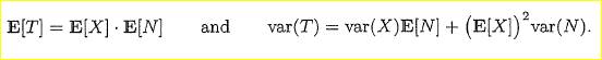 The sum of a random number of random variables. You visit a random number N of stores and in the ith...-2