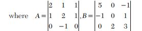 Solve the equation Find the value of the determinant (M) if M = 3A 2 + AB + B 2 hout evaluating A...-2