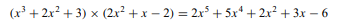 Implement multiplication of polynomials. For example, You should use the function MonoMult from...-1